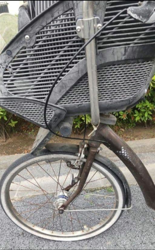 【引取り限定価格】ブリヂストン アンジェリーノ 3段ギア 3人子乗せ 自転車