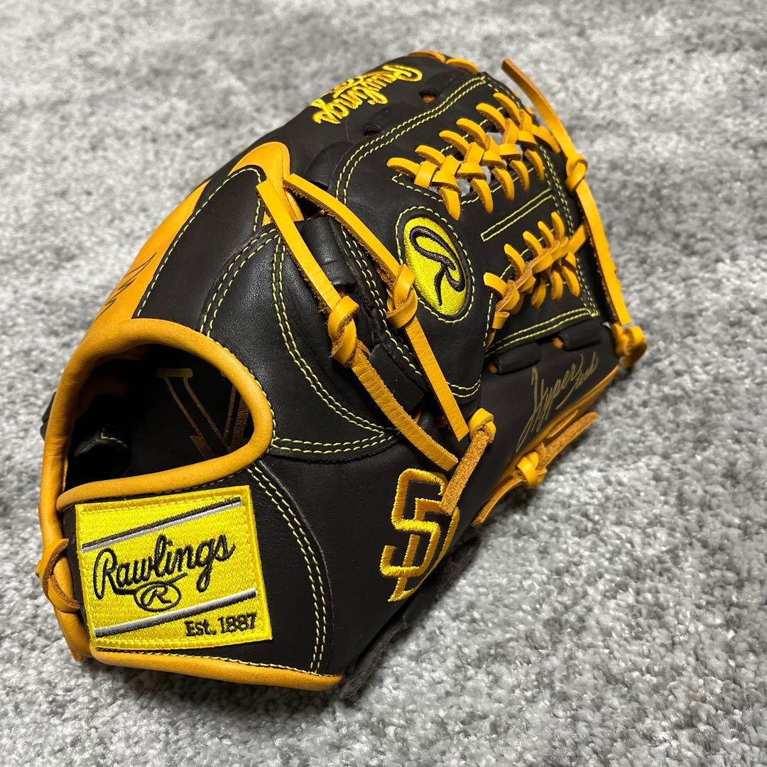 【未使用級】Rawlings Hyper Tech 軟式グローブ