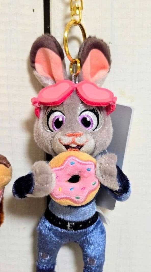 お顔厳選　ズートピア　10周年　キーチェーン　ニック　ジュディ　ディズニーストア