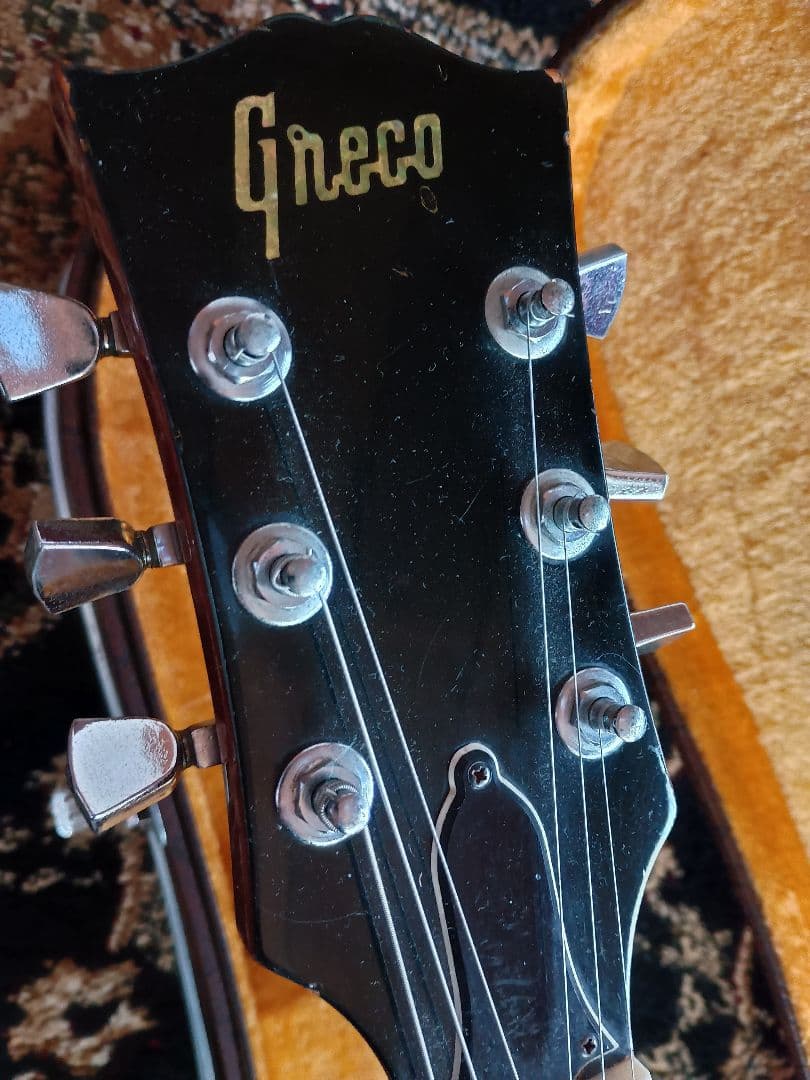 Greco EG-550GS レスポールデラックスタイプ ゴールドトップケース付