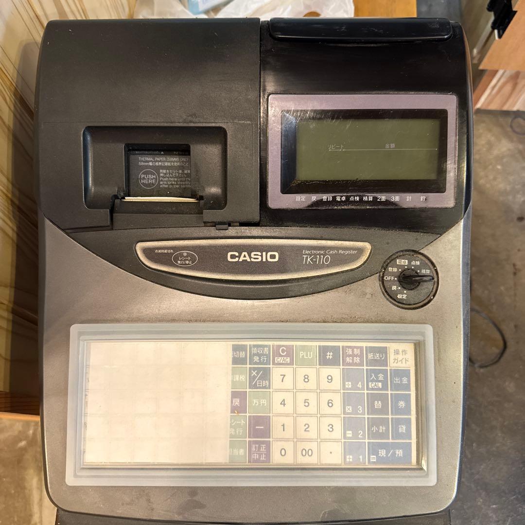CASIO TK-110 レジスター TK-110