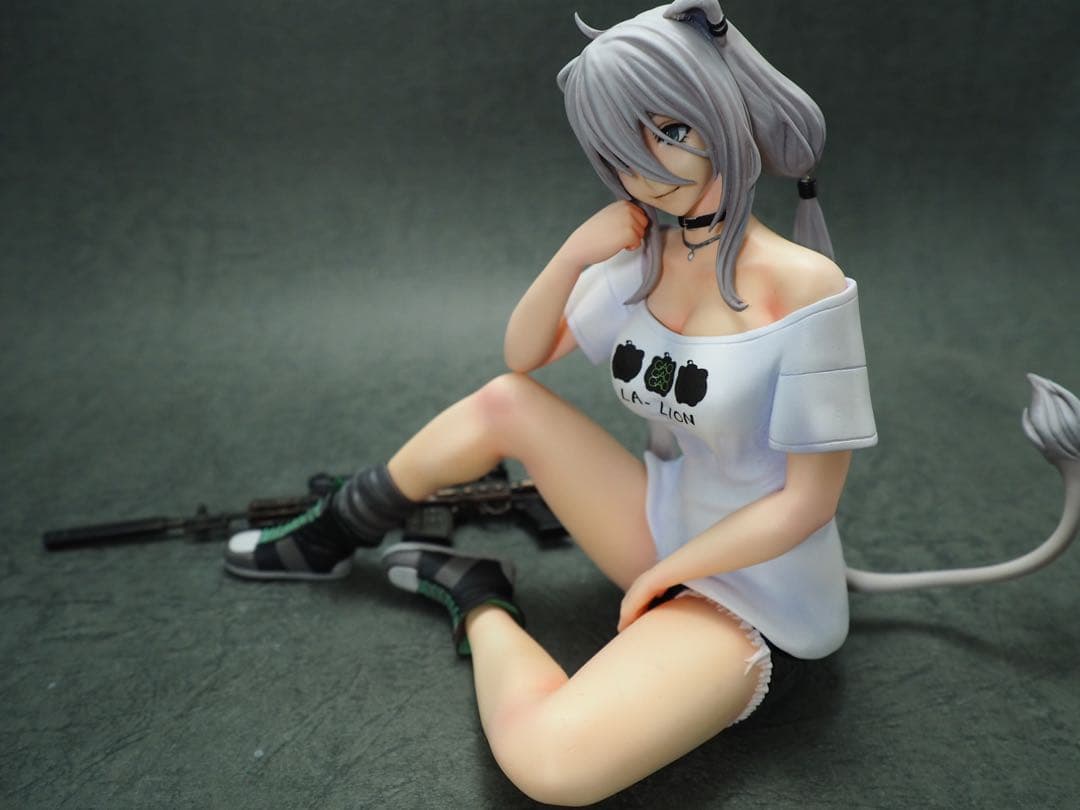 ホロライブ/獅白ぼたん/ガレージキット・塗装済み完成品/フィギュア