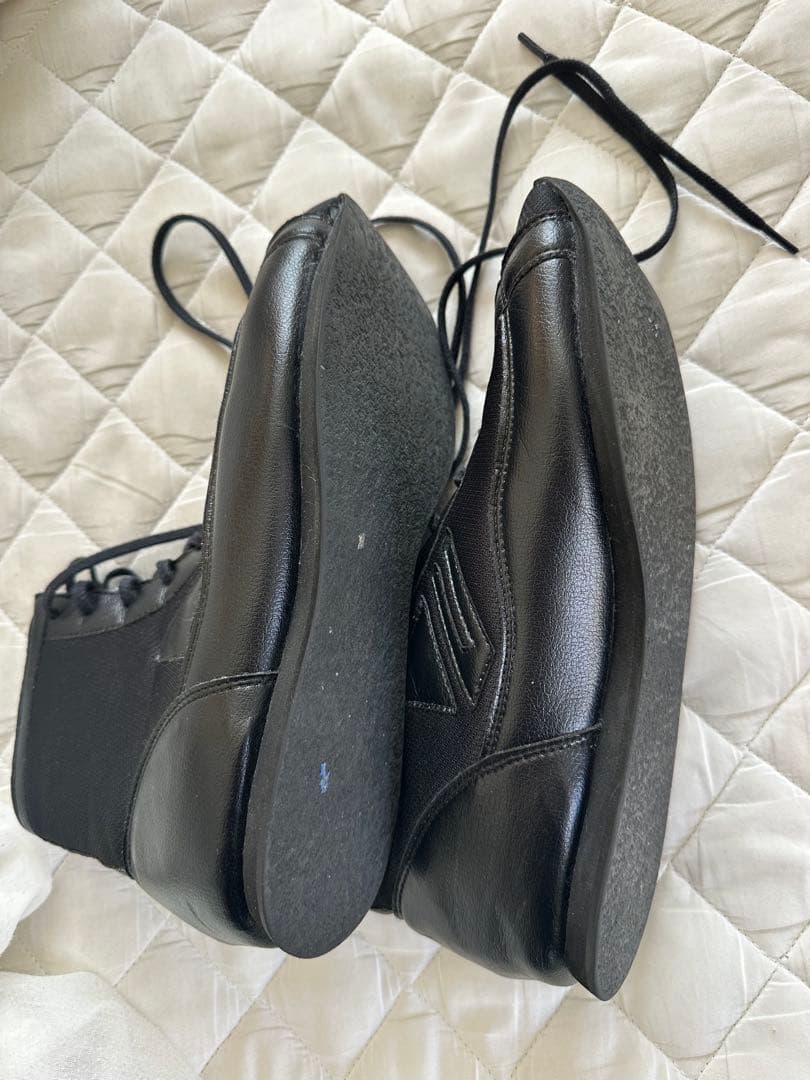 Winning ボクシングシューズ ブラック ハイカット