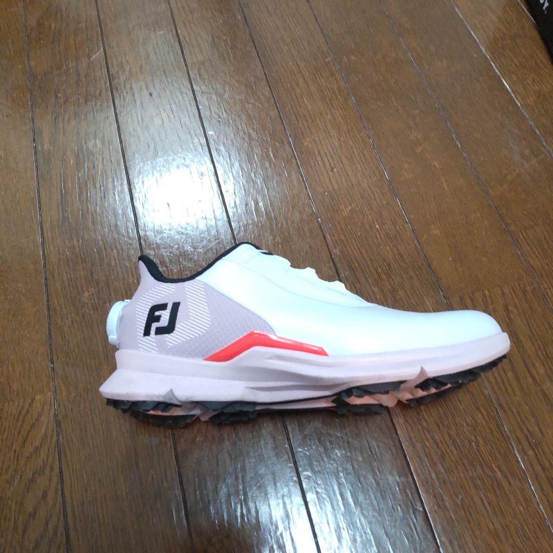 FJ FUEL ゴルフシューズ BOAシステム ホワイト/ピンク