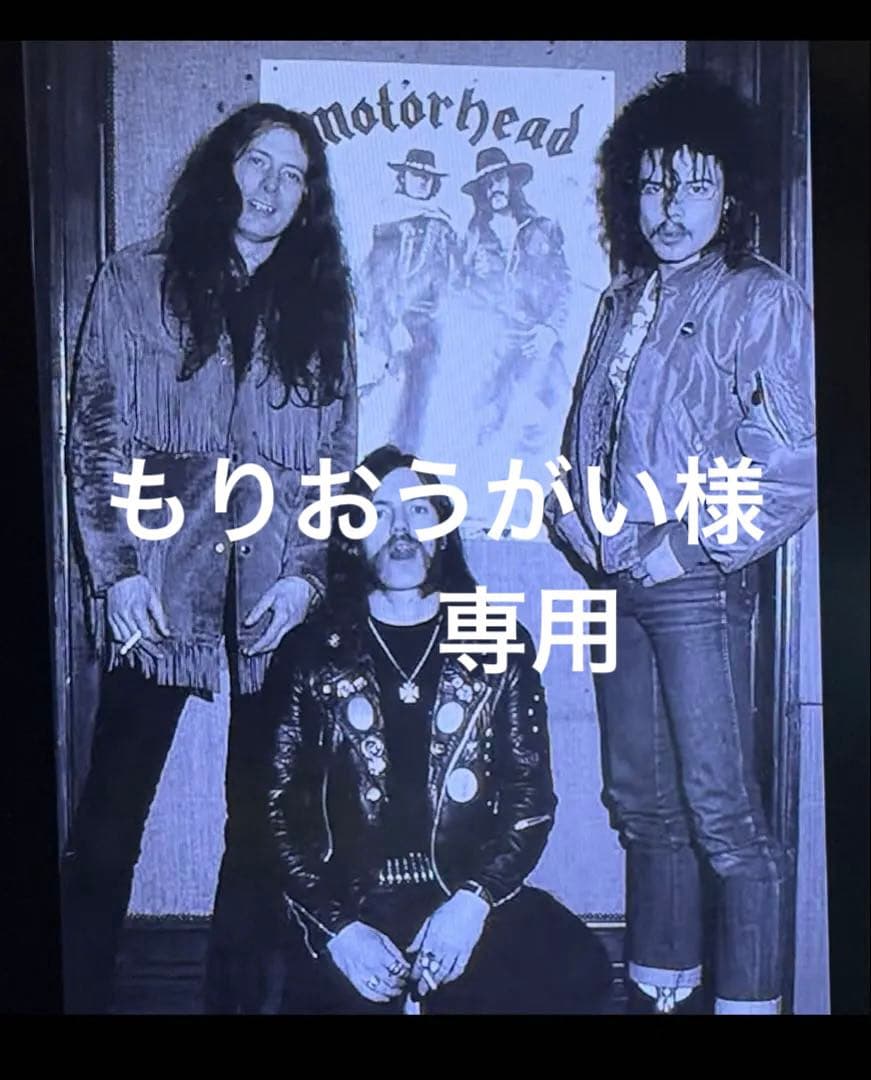 ヴィンテージ　Motörhead ポスター 2種類　1つはアルミコーティング