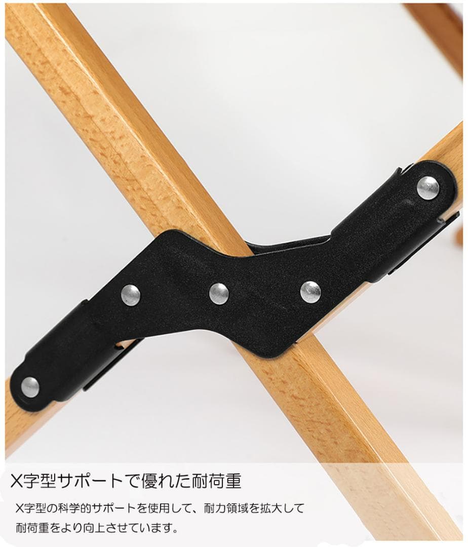 折り畳みテーブル 60cm ウッドロールトップテーブル ブナ材 ロールテーブル