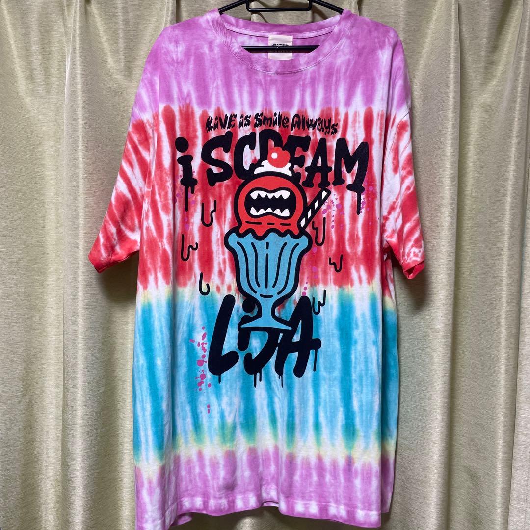 【ほぼ未使用】LiSA カラフルi SCREAM Tシャツ