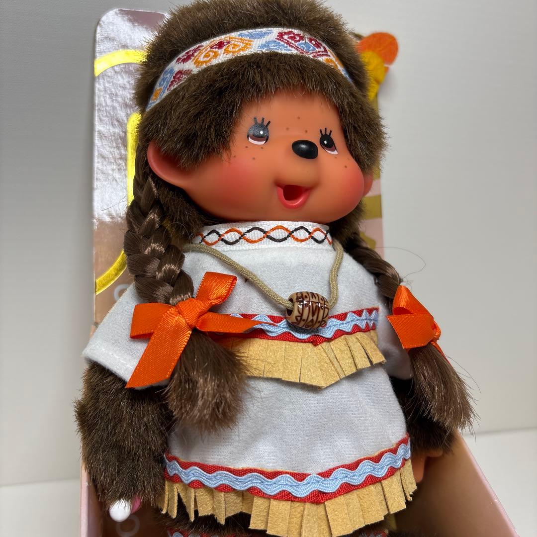 新品 2009年発売 インディアン 女の子 モンチッチ 3104