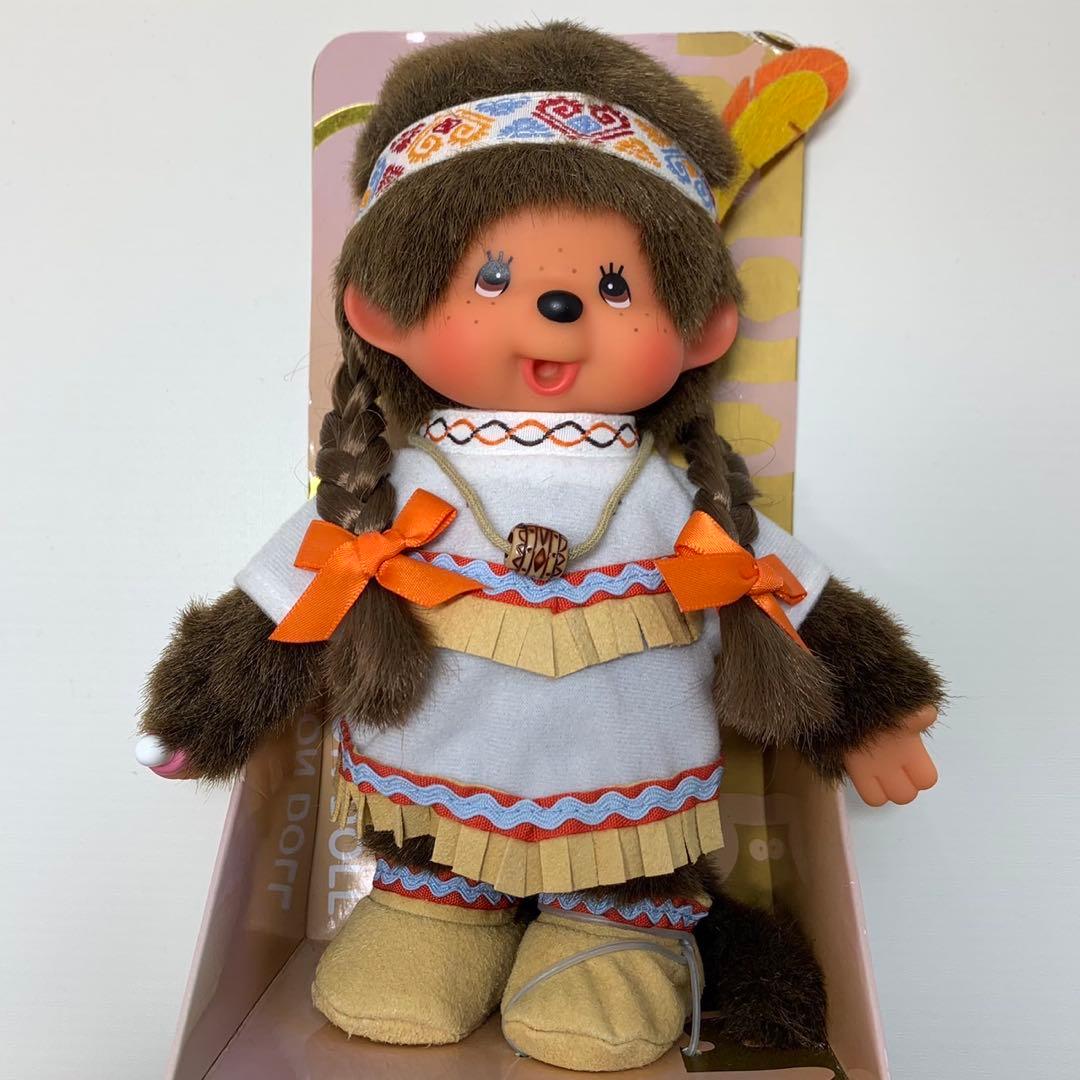 新品 2009年発売 インディアン 女の子 モンチッチ 3104