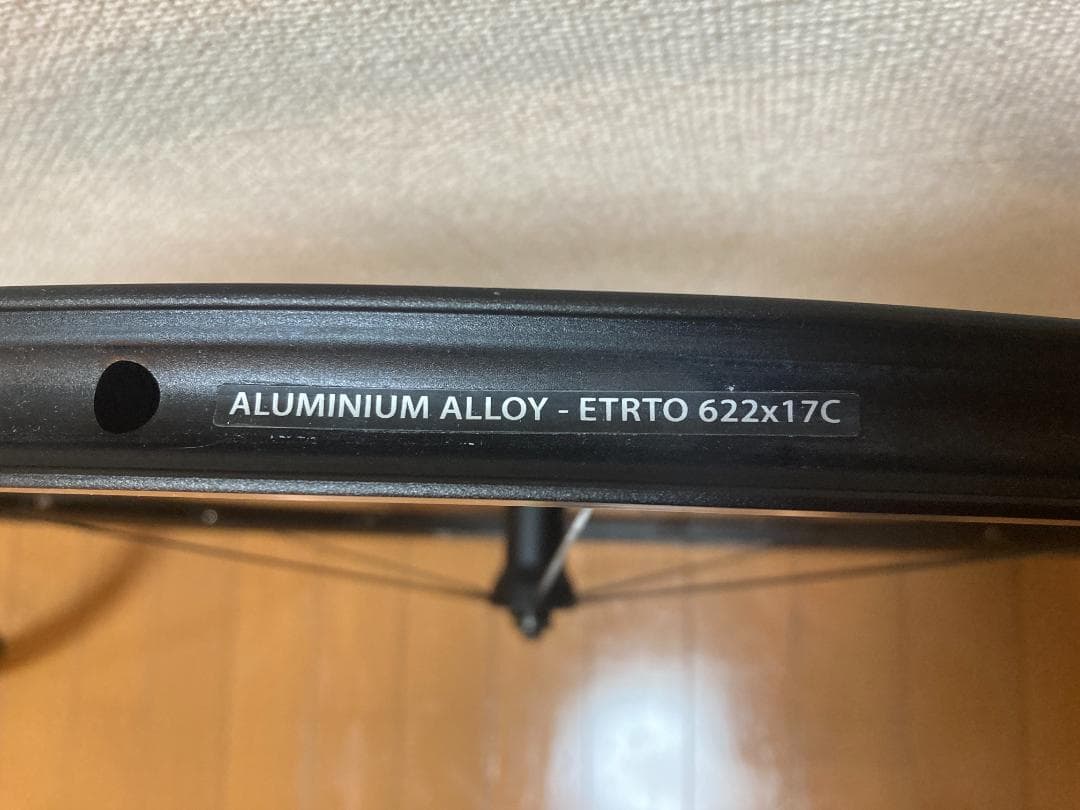 【美品】カンパニョーロ　ゾンダ　C17 リムブレーキ 622x17C　シマノ