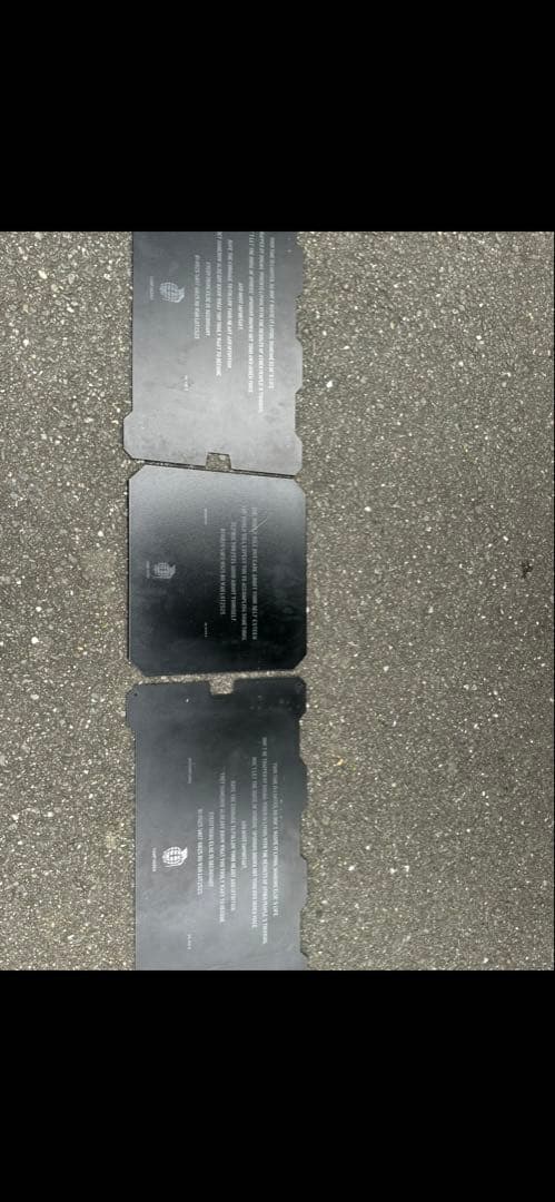 camp geeksアウトドアテーブル用金属プレート