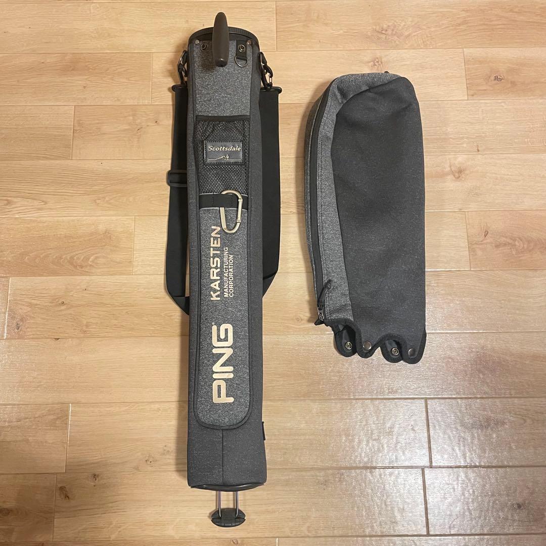 【ほぼ未使用】PING KARSTEN ゴルフバッグ スタンド/サブバッグ