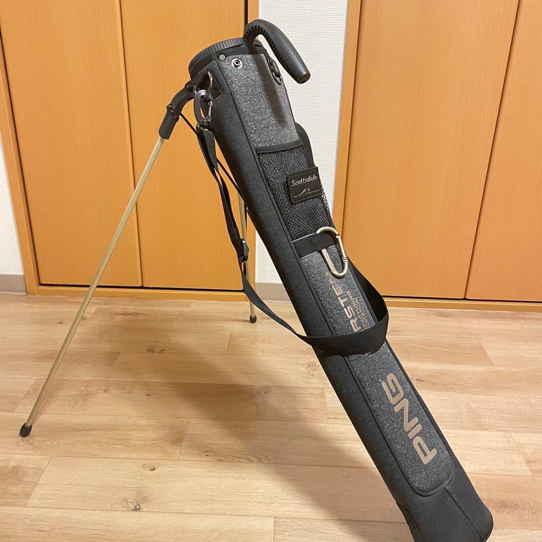 【ほぼ未使用】PING KARSTEN ゴルフバッグ スタンド/サブバッグ