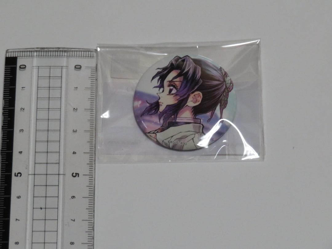 鬼滅の刃　くじ　繋ぐ　胡蝶カナエ　胡蝶しのぶ　アクリル色紙　缶バッジ他　その1