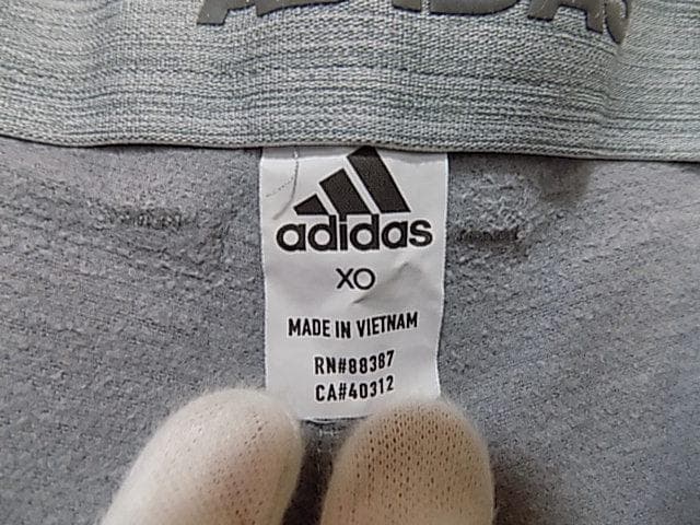 67699　アディダス　パンツ　グレー　XO
