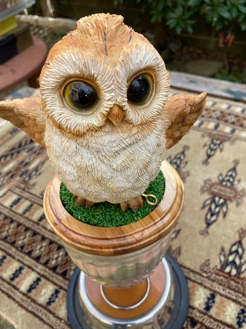 極3 小型猛禽パーチ、ファルコンブロック（透明ガラス）