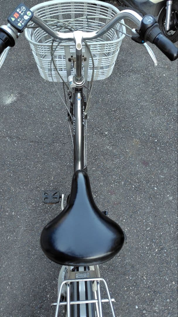 ブリヂストン　アシスタ　26インチ　内装3段　グレーM バッテリー、充電器付