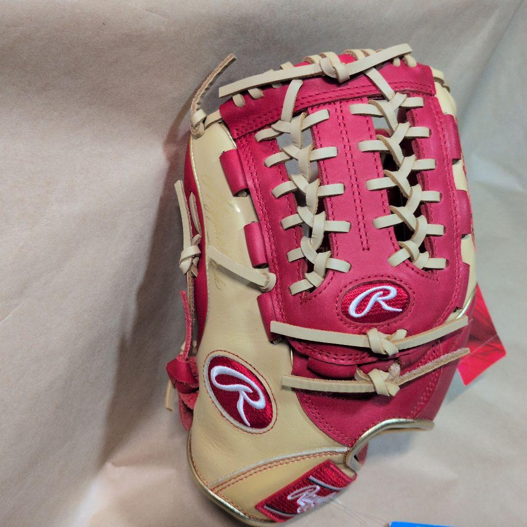 ローリングス:左投げ:大人用:軟式用グラブ:11.75インチ:色:スカーレット他