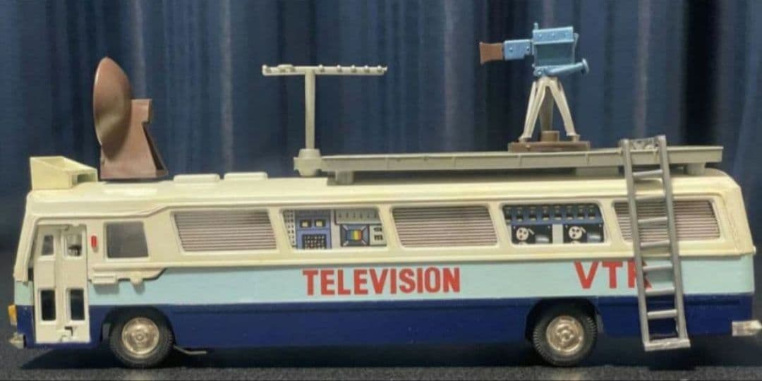 激レア 希少 ダイヤペット テレビ中継車 三菱 ふそう バス 現状品