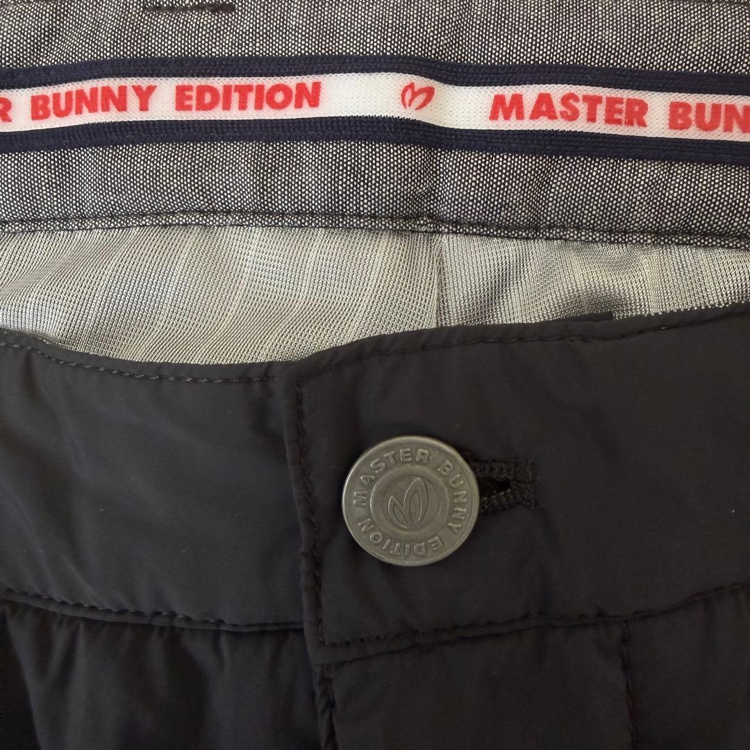 蓄熱　裏地付き　中綿入り　マスターバニー　パンツ　L〜XL相当 黒　美品　5