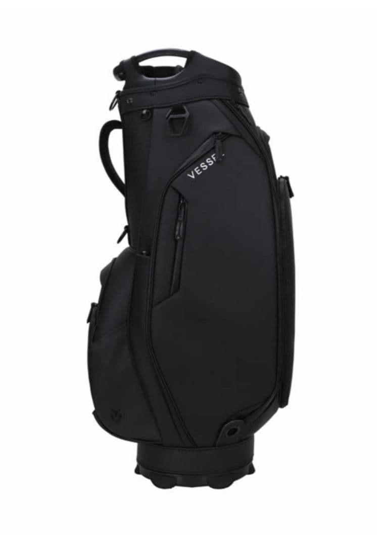 VESSEL ブラック キャディバッグ2025