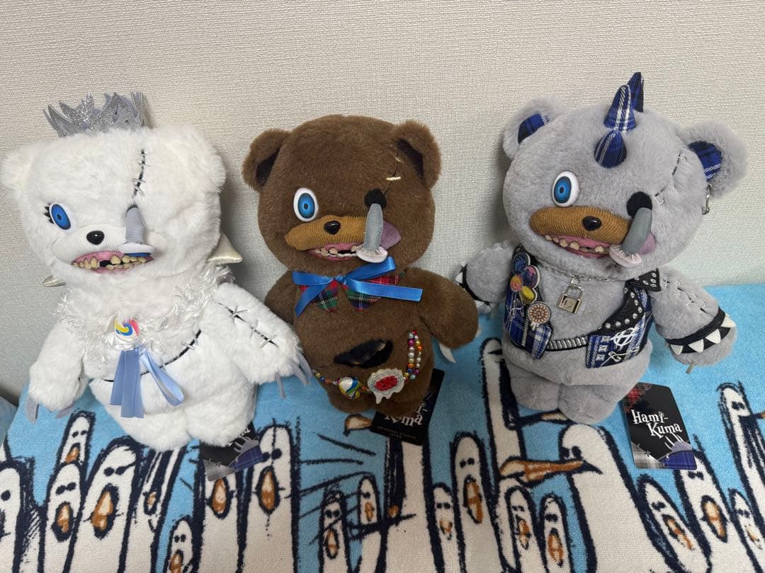 USJ ハミクマ　ぬいぐるみ ハミクマ　ソウル　パンク　　　3体セット