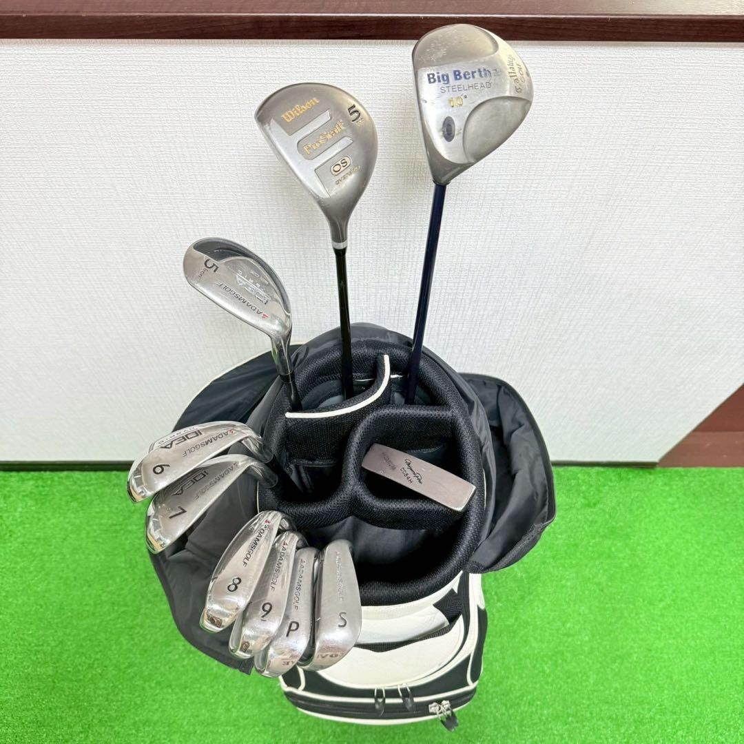 Callaway BigBertha 左利き ゴルフセット 10本 フレックスR