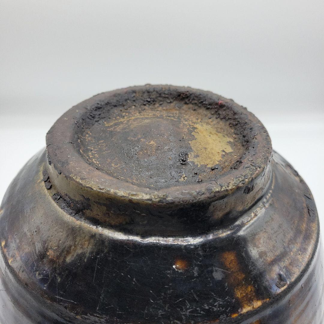 貴重　古美術 朝鮮古陶磁器 李朝 飴釉 面取 壷 時代物