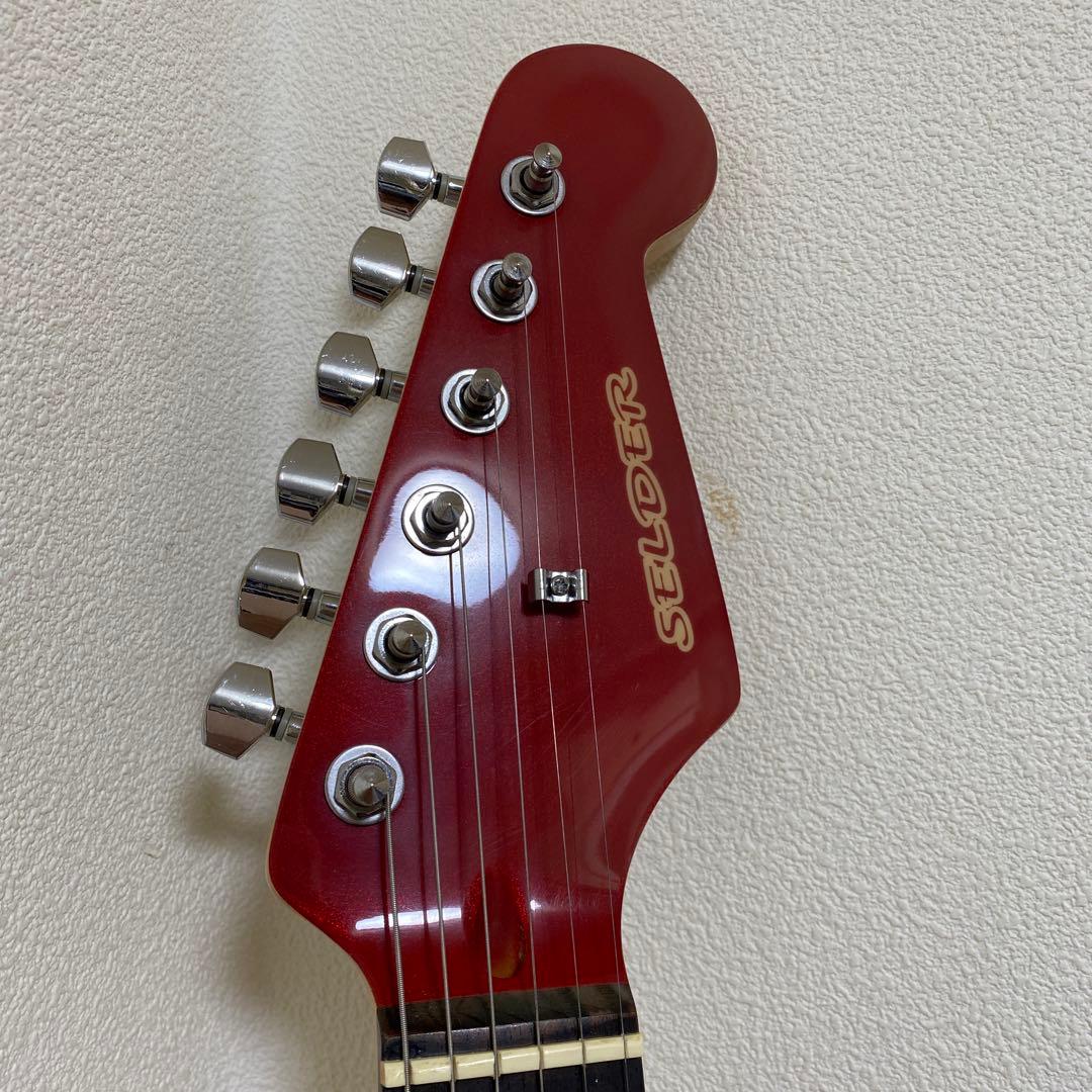 SELDER 美品 エレキギター STストラップ・ケース付き