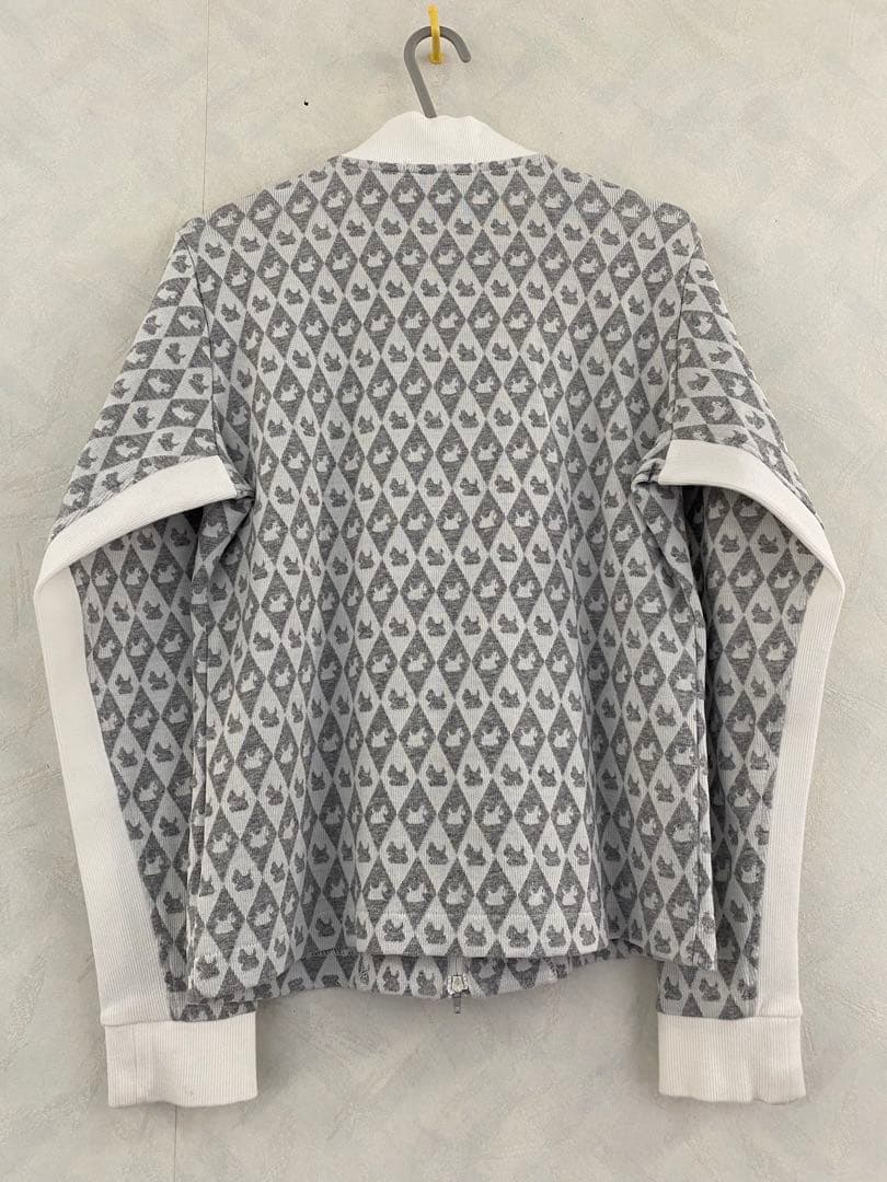 Black & White フルジップジャケット サイズ1 レディース 総柄