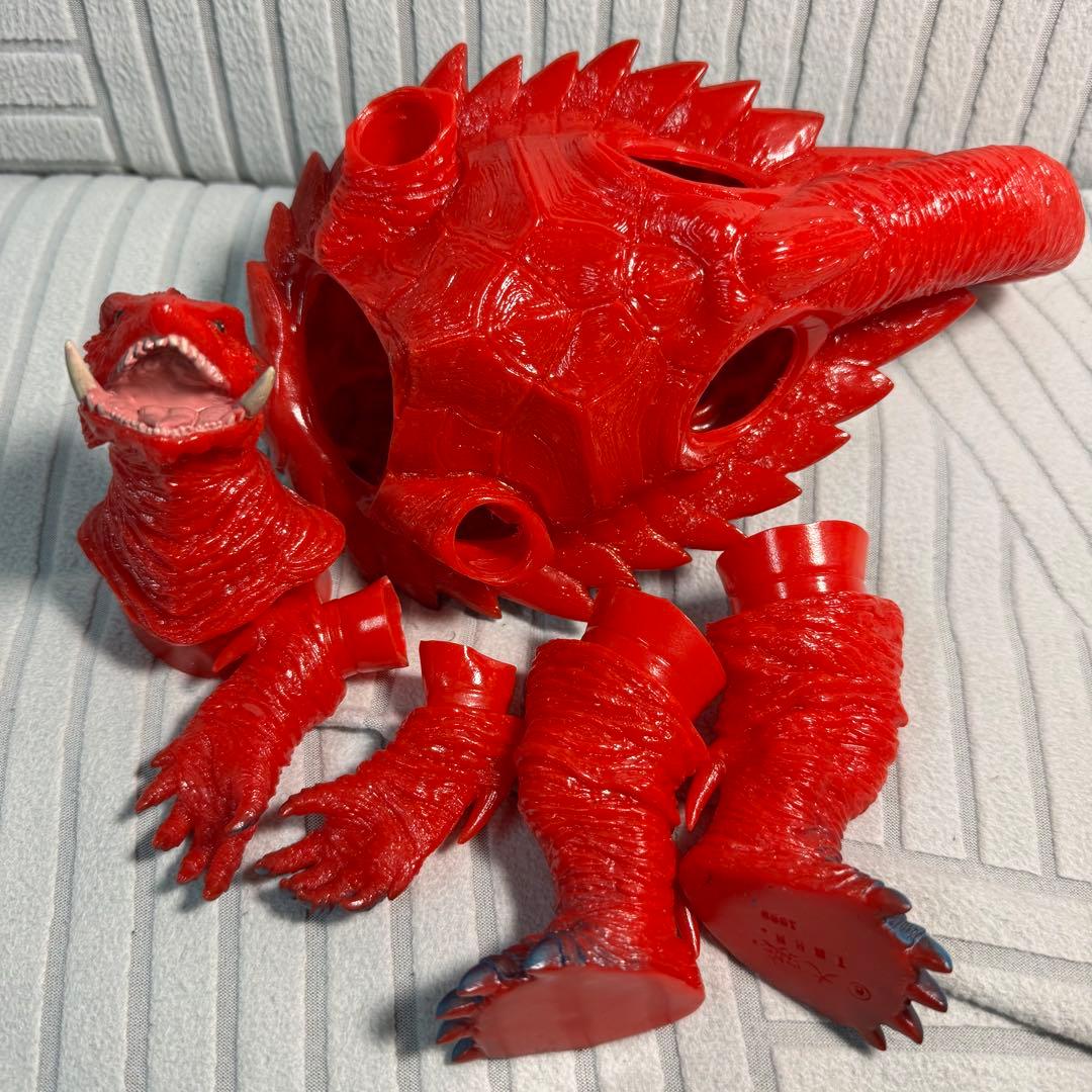 大怪獣シリーズガメラⅢ 1999 赤成型ソフビキット