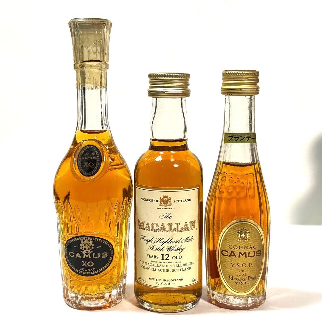 マッカラン12年 含む ウイスキー ブランデー ミニボトル 10本まとめ ◎1