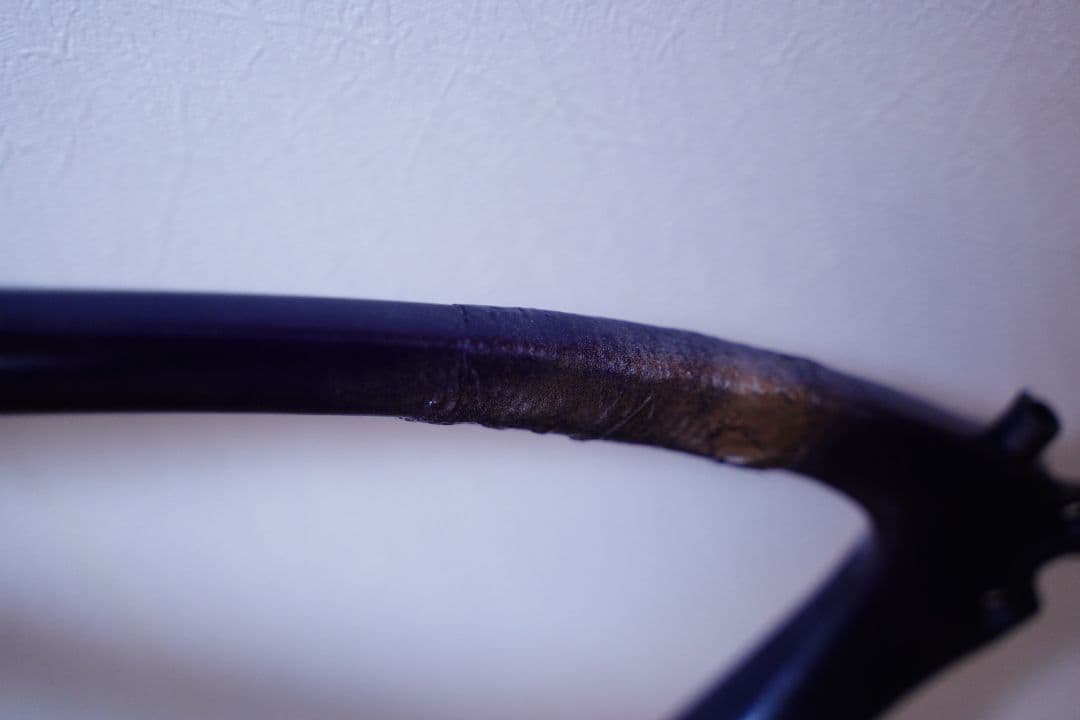 値下げ交渉可 ロードバイク　カーボンフレーム　補修あり