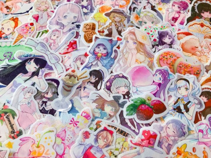 可愛いい❤️❤️人物マステフレークシール( ⸝⸝•ᴗ•⸝⸝ )157