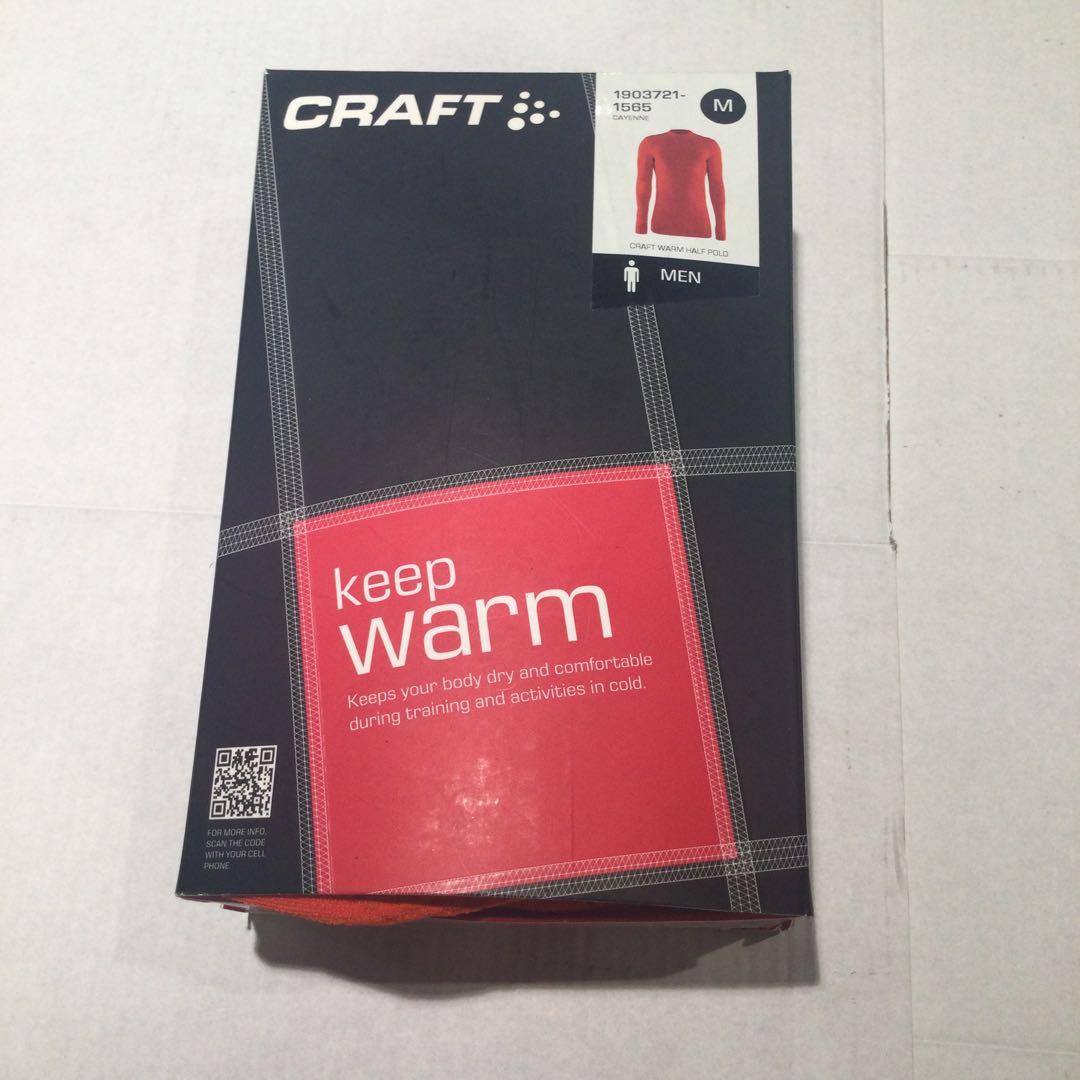 CRAFT WARM HALF POLO メンズウインターインナー