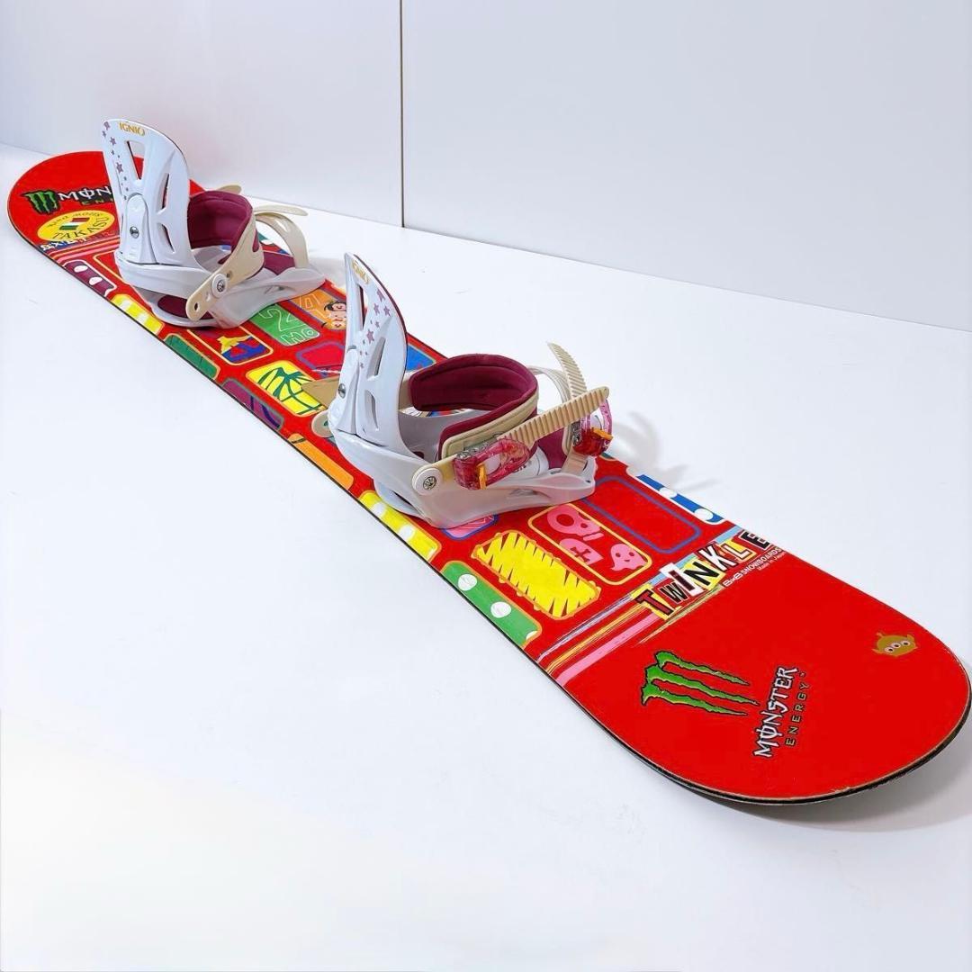 【初心者おすすめ 】 TWiNKLE スノーボード セット 140cm