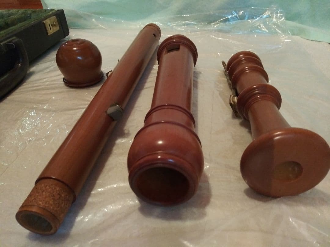 Moeckバスリコーダー 、ケース付き