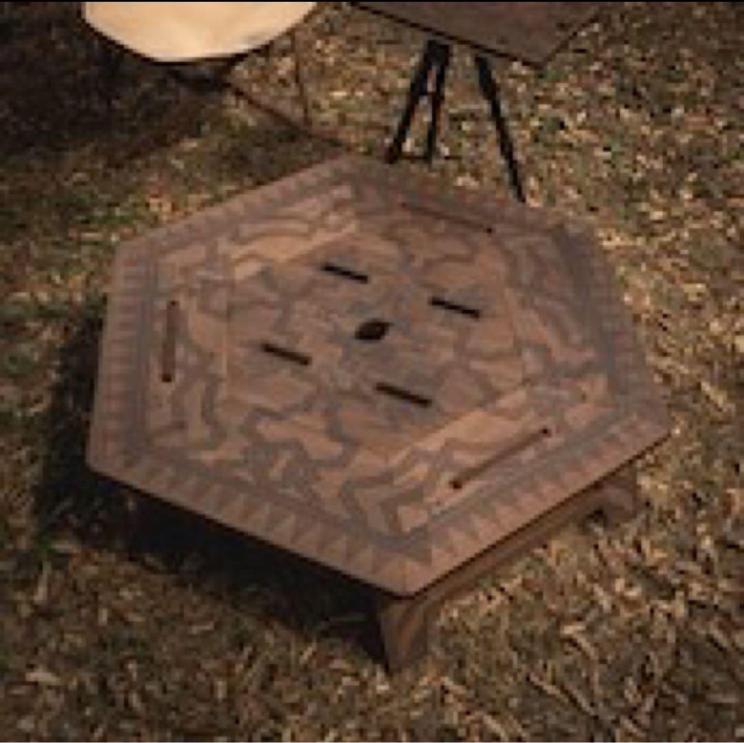 The Arth ×oldmountain 柄兄弟 六角テーブルヘキサテーブル