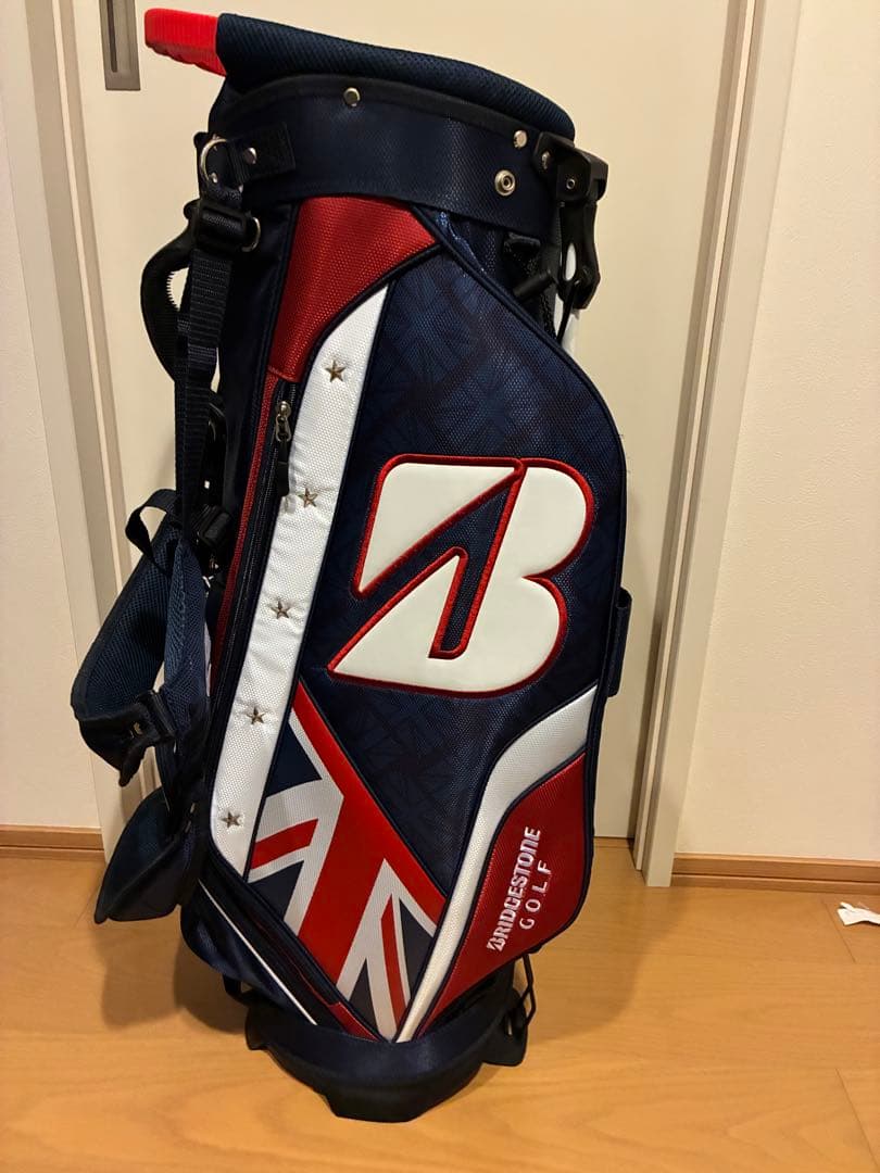 BRIDGESTONE ゴルフバッグ ネイビー/レッド
