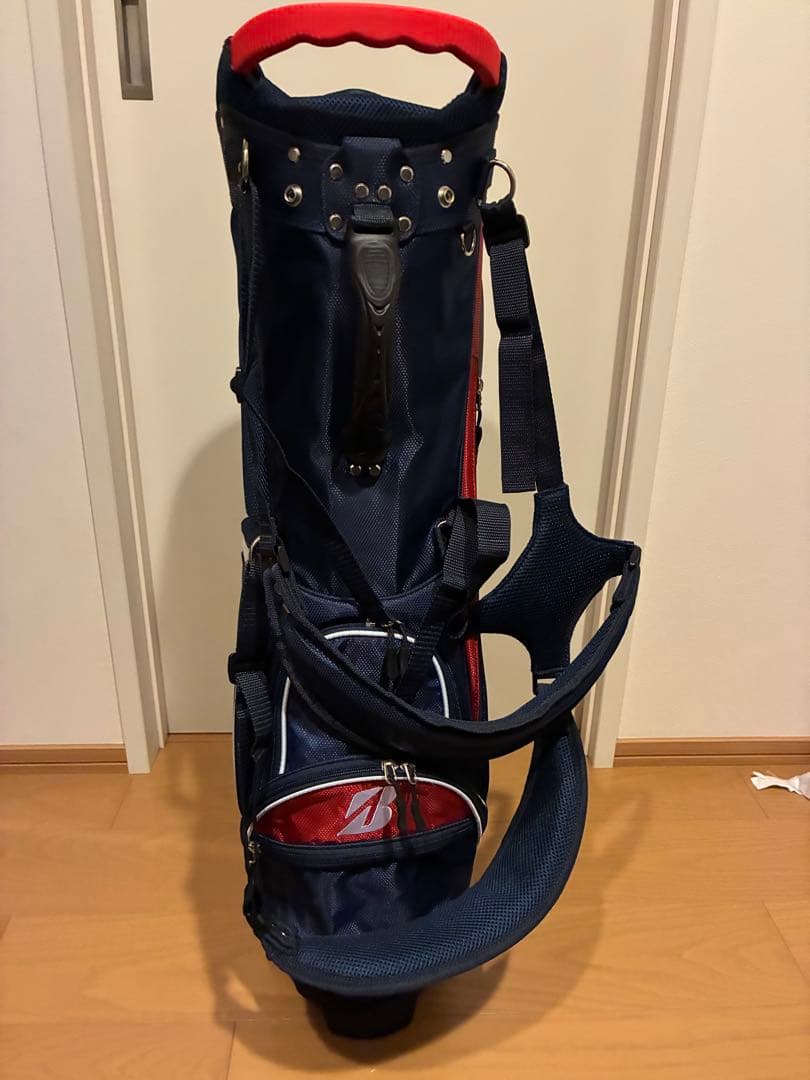 BRIDGESTONE ゴルフバッグ ネイビー/レッド