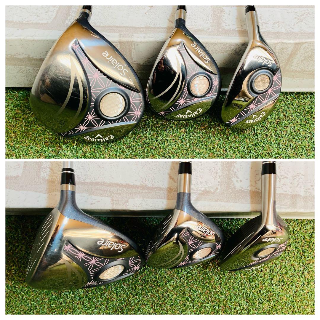 初心者 Callaway SOLAIRE 現行モデル レディース ゴルフセット