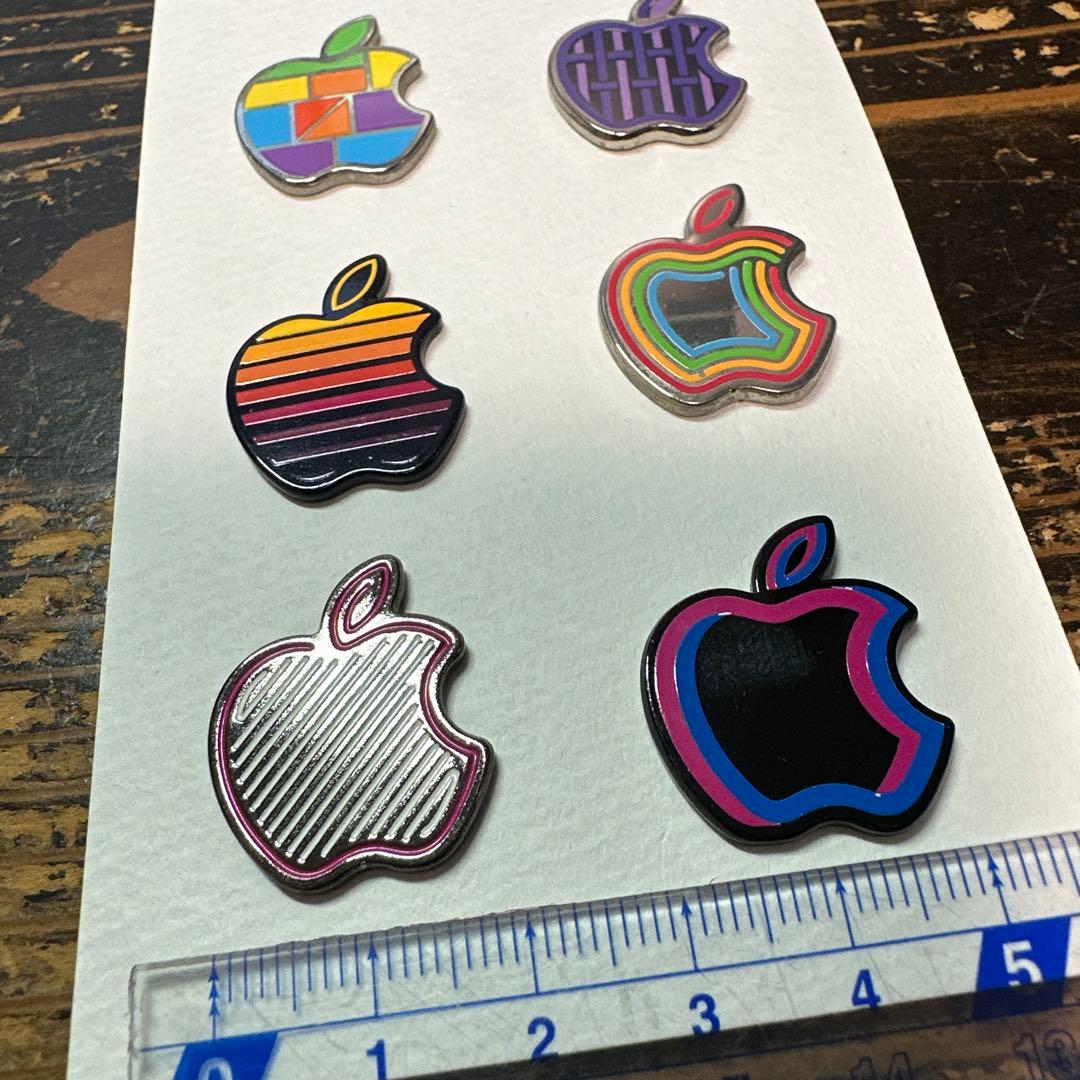 AppleStore 開店ノベルティ ピンバッヂ6個セット