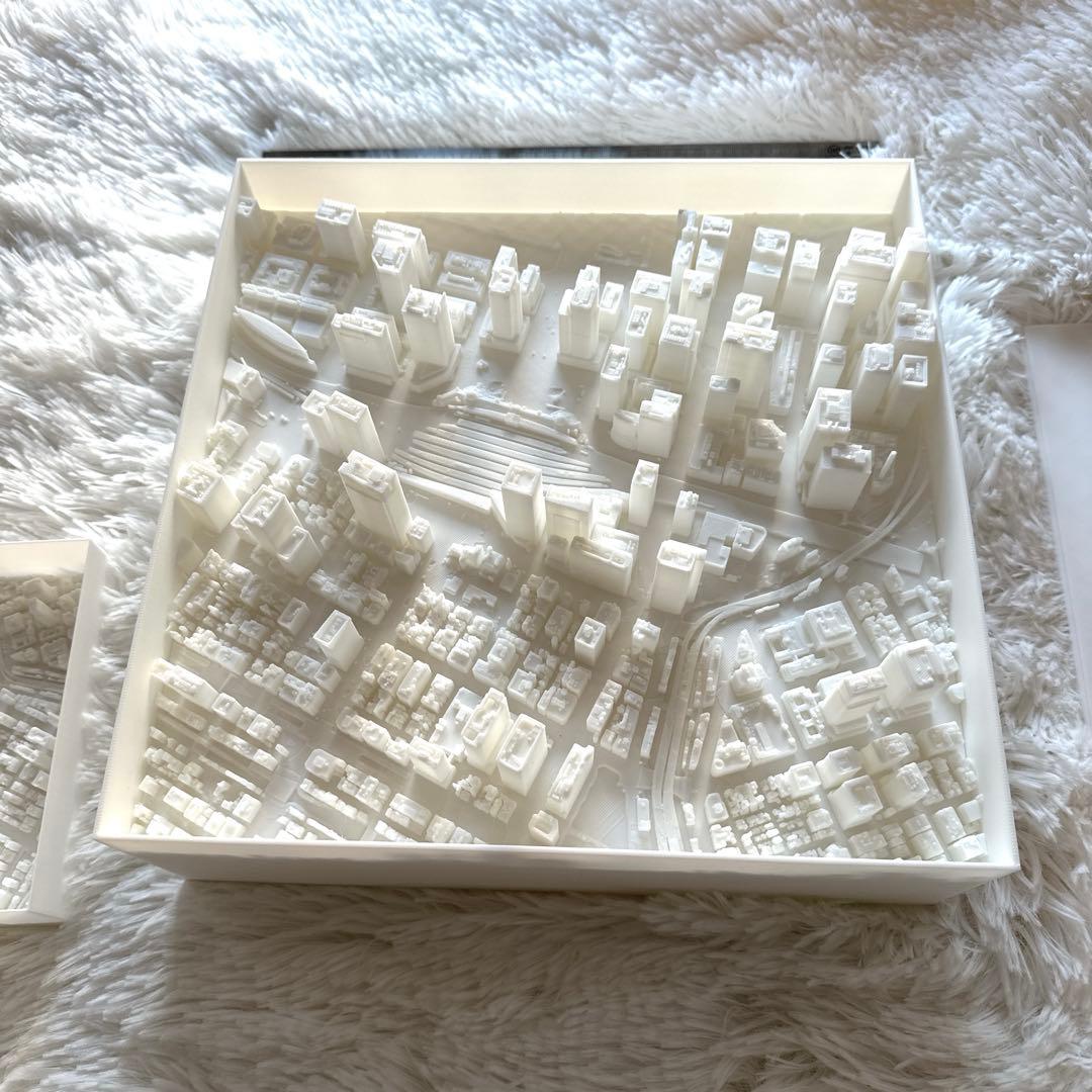 ★5千円値下中！東京駅周辺ビッグサイズ★精密都市模型 1/5000 3Dプリンタ