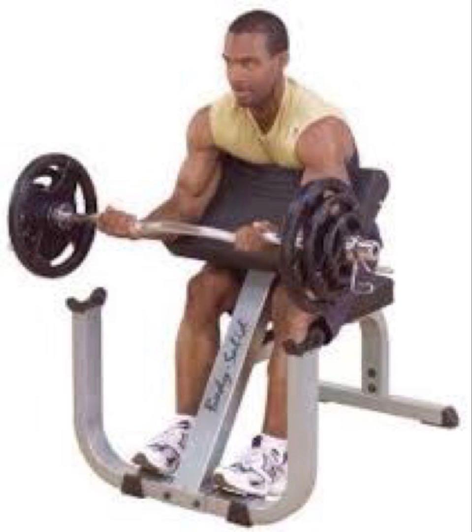 【直接引取限定】BodySolidのジムユースのプリチャーベンチ