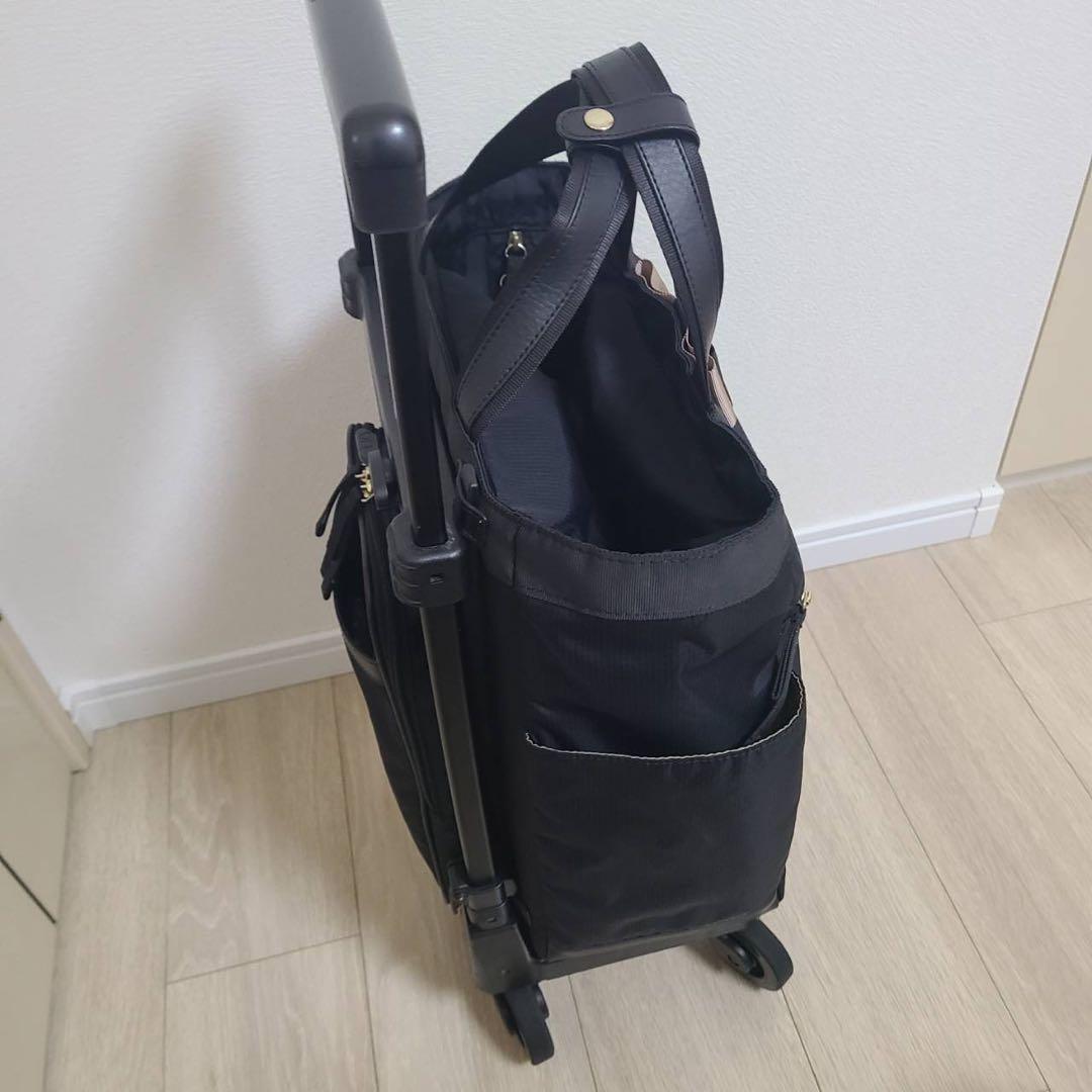 【SWANY】スワニー キャリーバッグ リボン ブラック