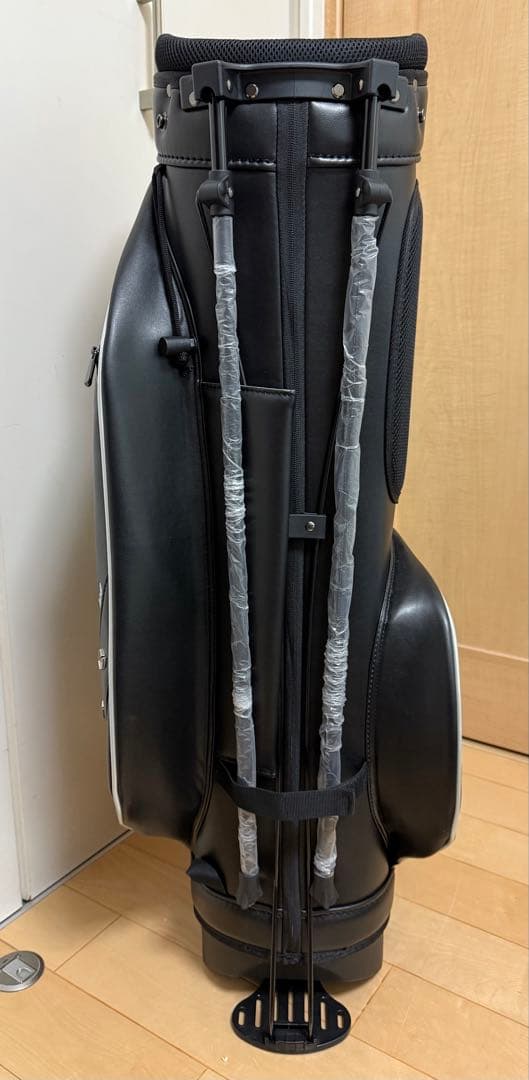 新品★GTD★スタンドキャディバッグ★未使用★タグ付き★ゴルフ★ジョージ武井★黒