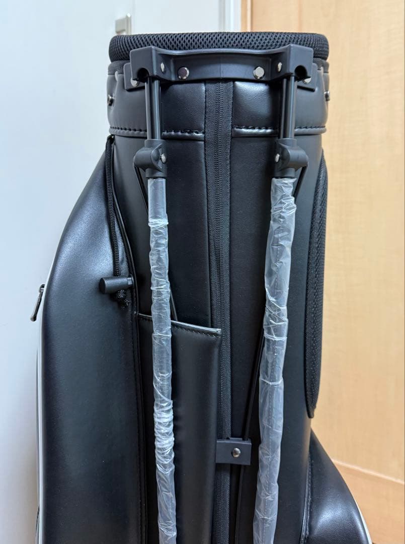 新品★GTD★スタンドキャディバッグ★未使用★タグ付き★ゴルフ★ジョージ武井★黒