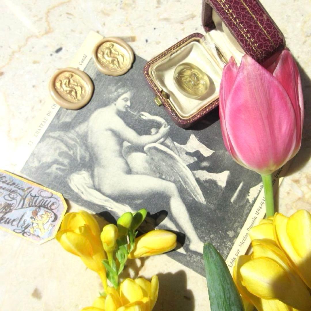 レダとスワン ଓ✧*１８世紀:☪︎✧*グランドツアー:+*ガラスシール⋆.✰