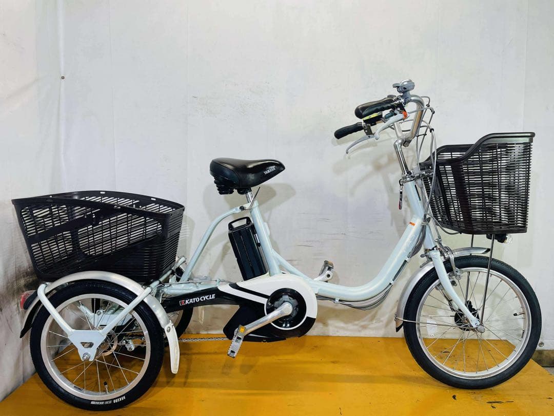 送料無料条件付きYAMAHA PAS 電動アシスト自転車三輪車(18/16型)