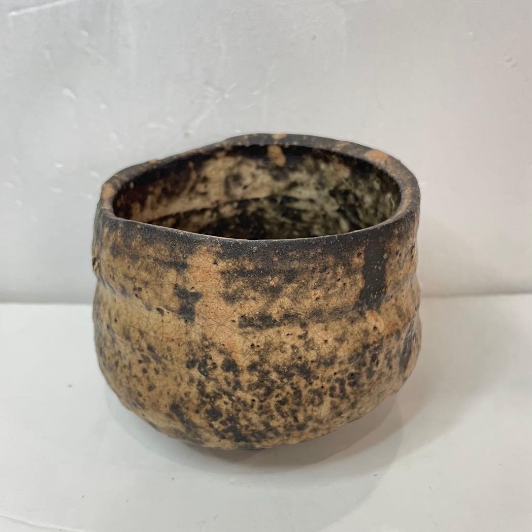 長春天山　窯変筒茶碗　希少　木箱付　工芸品　美術品　ハンドメイド　コレクション